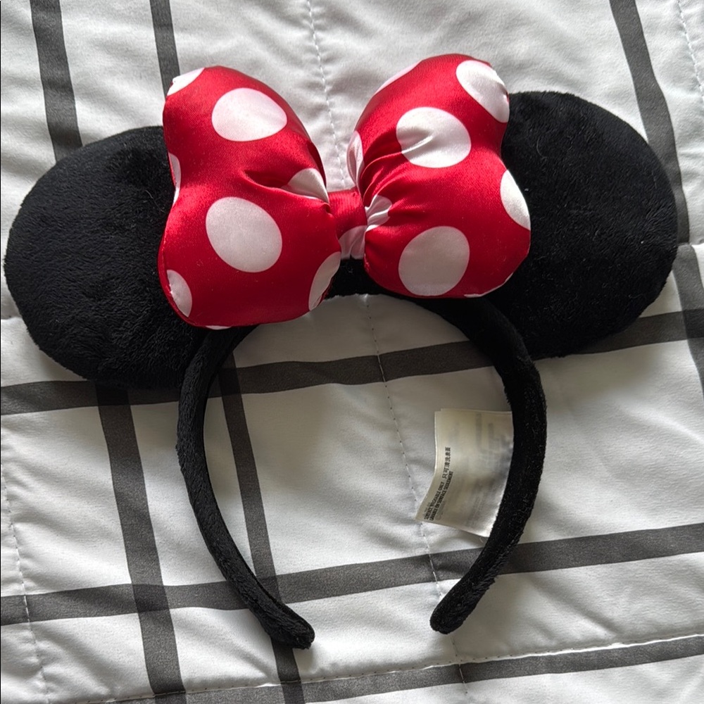 Disney Red and White Polka Dot Minnie Mouse Ears